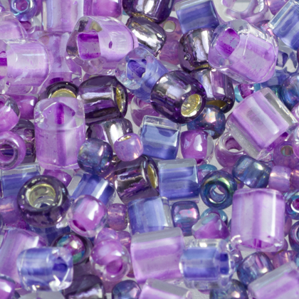 Toho Mixt - Margele TOHO - Multi-Shape/Color Mix : Kawaii- Purple/Green Mix TX-01-3207
