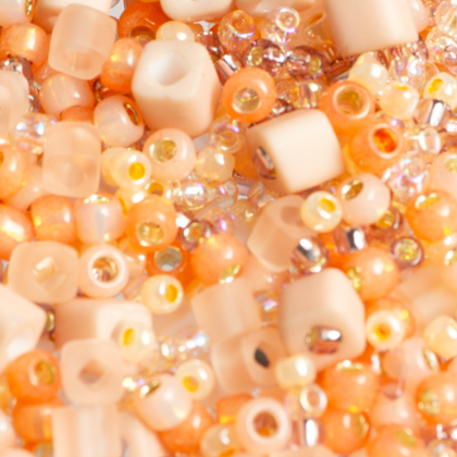 Toho Mixt - Margele TOHO - Multi-Shape/Color Mix : Peach Mix TX-01-3202