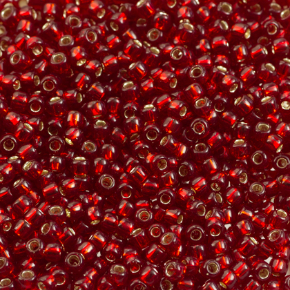 Margele Toho - Margele Toho Round 11/0 silver lined garnet TR 11 25D
