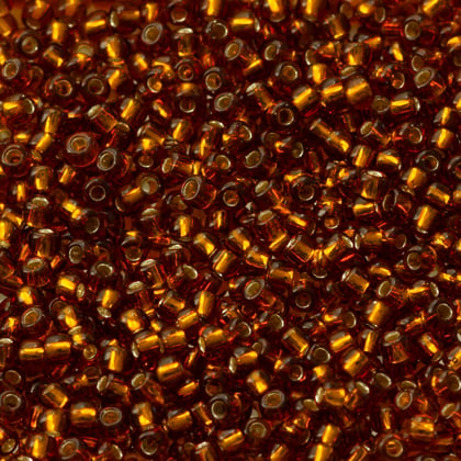 Margele Toho - Margele Toho Round 11/0 silver lined smoky topaz TR 11 34