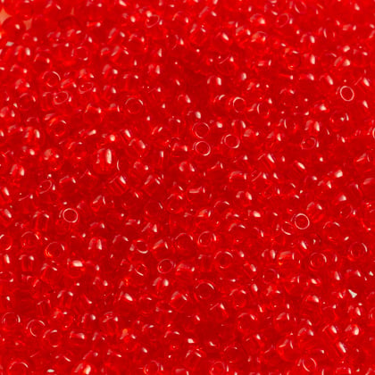 Margele Toho Round 11/0 transparent siam ruby TR 11 5B