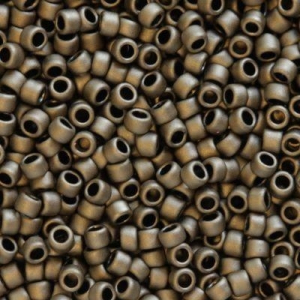 Margele Toho - Margele Toho Round 15/0 frosted bronze TR 15 221F