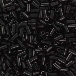 Margele Miyuki - Margele Miyuki Bugles 3 mm opaque black KRMIBG3401