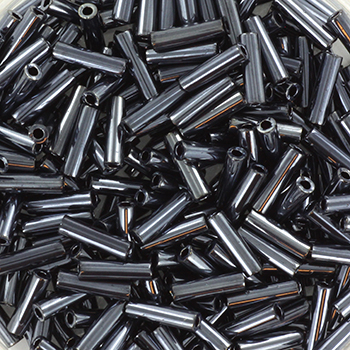 Margele Miyuki - Miyuki bugles 6 mm metallic gunmetal BGL2-451