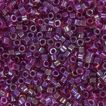 Margele Miyuki - Miyuki delica 11/0 - fancy lined magentaKR-MIDE11-2389
