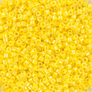 Margele Miyuki - Miyuki delica 11/0 - opaque luster canary KR-MIDE11-1562