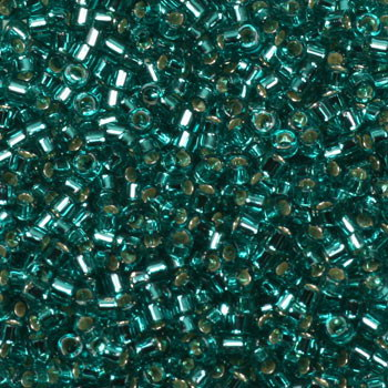 Margele Miyuki - Miyuki delica 11/0 - silverlined caribbean tealKR-MIDE11-1208