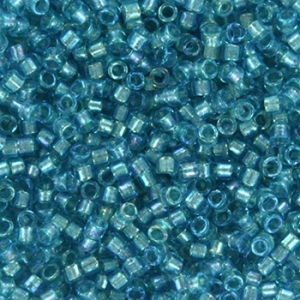 Margele Miyuki - Margele Miyuki Delica 11/0 fancy lined aqua