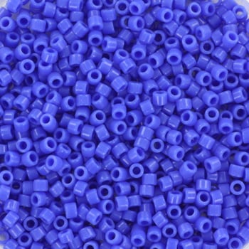 Margele Miyuki - Miyuki delica's 11/0 opaque cyan blue DB-1138