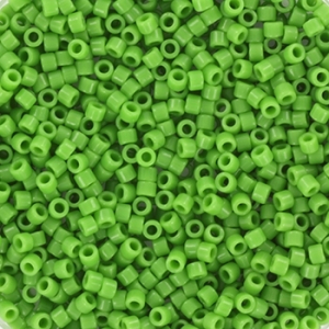 Margele Miyuki - Margele Miyuki Delica 11/0 opaque green KRMIDE11724