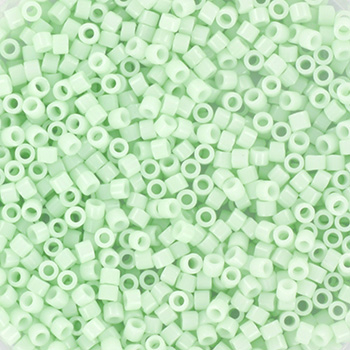 Margele Miyuki - Miyuki delica's 11/0 opaque light mint DB-1496