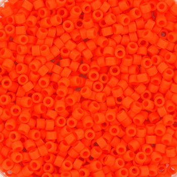 Margele Miyuki - Miyuki delica's 11/0 opaque matte orange DB-752