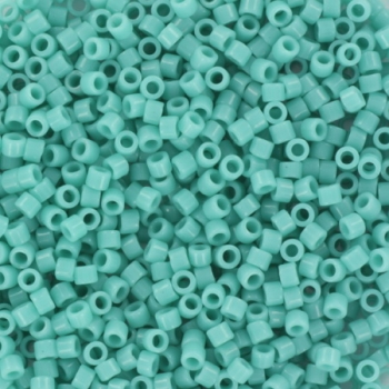 Margele Miyuki - Miyuki delica's 11/0 opaque turquoise green