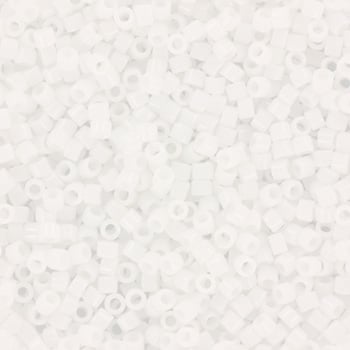 Margele Miyuki - Miyuki delica's 11/0 opaque white DB-200