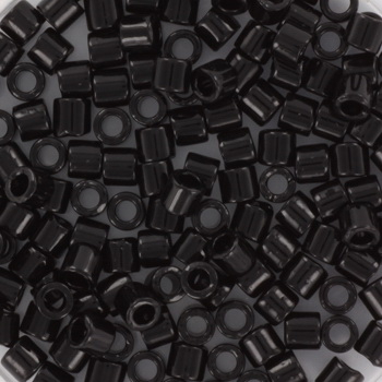 Margele Miyuki - Miyuki delica's 8/0 opaque black DBL-10