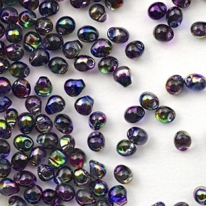 Margele Miyuki - Margele Miyuki Drops 3,4 mm Crystal Margintic Blue