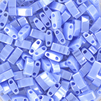 Margele Miyuki - Miyuki half tila 5x2.3 mm opaque luster light periwinkle HTL-446
