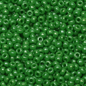 Margele Miyuki - Miyuki rocailles 11/0 opaque luster green 11-431
