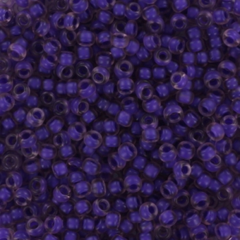 Margele Miyuki - Miyuki rocailles 11/0 semi frosted dark lilac lined light amethyst 11-1932