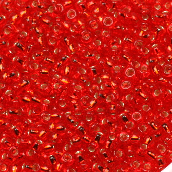 Margele Miyuki - Miyuki rocailles 11/0 - silverlined flame redKR-MISE11-10