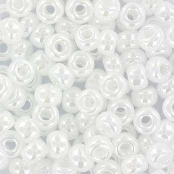 Margele Miyuki - Miyuki rocailles 6/0 ceylon white pearl 6-528