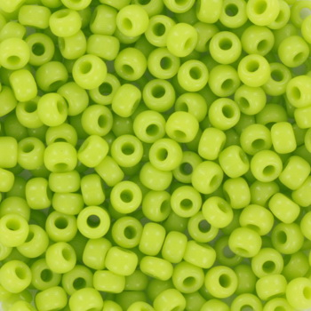 Margele Miyuki Rocailes (rotunda) - Miyuki rocailles 8/0 opaque chartreuse 8-416