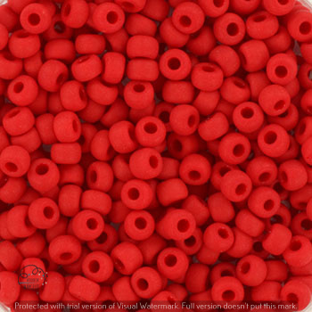 Margele Miyuki - Miyuki rocailles 8/0 opaque matte red 8-408F