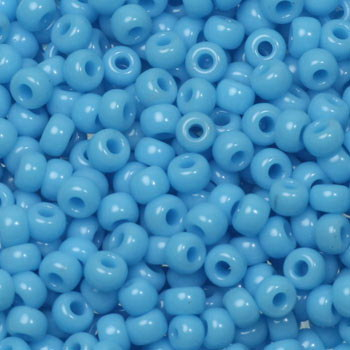 Margele Miyuki - Miyuki rocailles 8/0 opaque turquoise blue 8-413