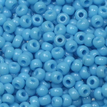 Margele Miyuki - Miyuki rocailles 8/0 opaque turquoise blue 8-413