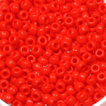 Margele Miyuki - Miyuki rocailles 8/0 opaque vermilion red 8-407