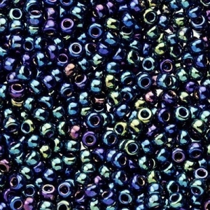 Margele Miyuki - Margele Miyuki Rocailles 11/0 Metallic dark blue iris 0452