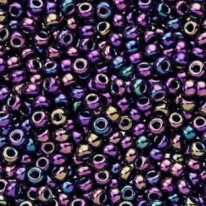Margele Miyuki - Margele Miyuki Rocailles 11/0 Metallic purple iris 0454