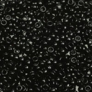 Margele Miyuki - Margele Miyuki Rocailles 11/0 opaque black 11401
