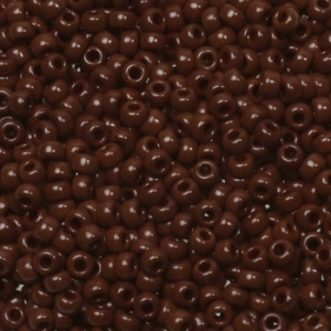 Margele Miyuki - Margele Miyuki Rocailles 11/0 opaque red brown KRMISE11419