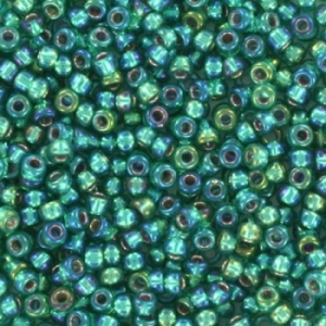 Margele Miyuki - Margele Miyuki Rocailles 11/0 silverlined ab emerald KRMISE111017