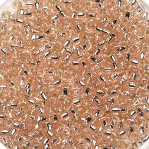 Margele Miyuki - Margele Miyuki Rocailles 11/0 silverlined light blush KRMISE1123