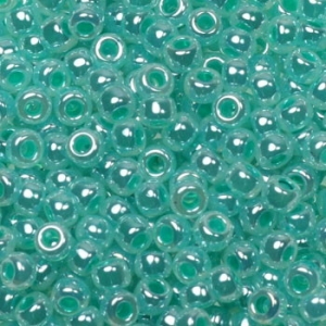 Margele Miyuki - Margele Miyuki Rocailles 8/0 ceylon aqua green KRMISE08536