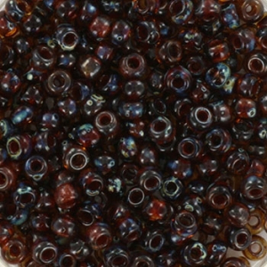 Margele Miyuki - Margele Miyuki Rocailles 8/0 transparant picasso dark topaz KRMISE084502