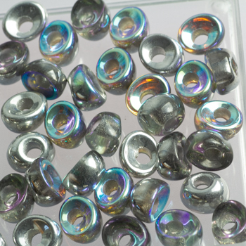 Margele Cehia - Nano 5x10 mm Silver Blue