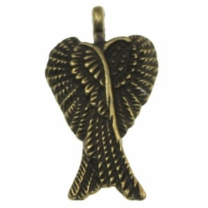 Accesorii metale comune - Pandantiv 2 aripi de inger