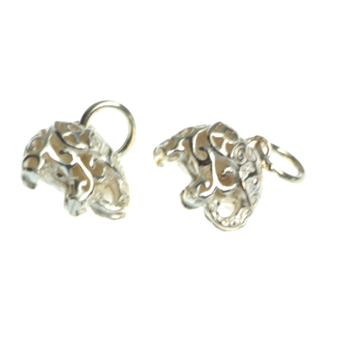 Pandantive si agatatori pandantive - Pandantiv elefant, argint 925, lungime 8 mm, latime 11 mm, grosime 7 mm