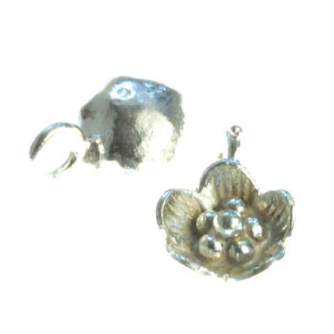 Pandantive si agatatori pandantive - Pandantiv floare, argint 925, diametrul 10 mm