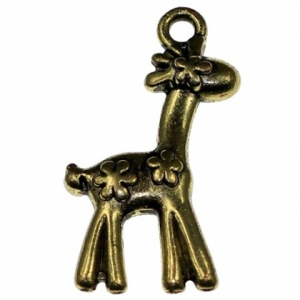 Accesorii metale comune - Pandantiv girafa
