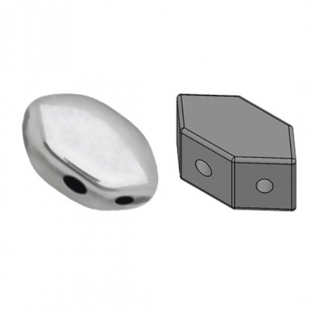 Margele Par Puca - Margele Paros Par Puca 7 X 4 mm Argentees/Silver