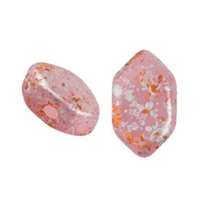 Margele Par Puca - Margele Paros Par Puca 7 X 4 mm Light Rose Opal Tweedy