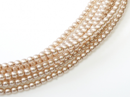 Margele Cehia - Perle Cehesti 6 mm Shiny Beige