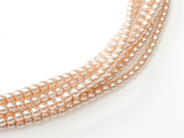 Margele Cehia - Perle Cehesti 6 mm Shiny peach