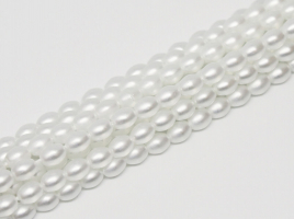 Margele Cehia - Perle Rice 4 x 3 mm Bright White