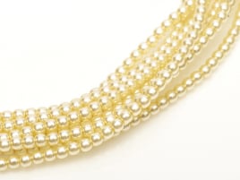 Margele Cehia - Perle Shiny 3 mm Cream