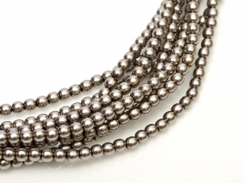 Margele Cehia - Perle Shiny 3 mm Latte